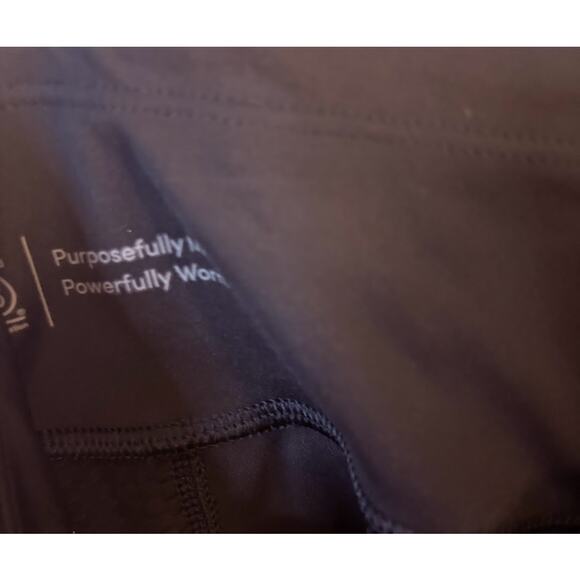 Athleta Black Biker Shorts with Mesh Inserts - Size ST Tall - Picture 8 of 8